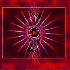 FRACTAL ART DESIGN GREETING CARD Ruby Spears